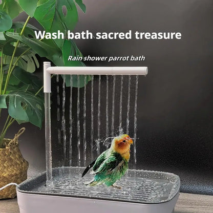 Automatic Parrot Bird Bath Tub - USB Electric Circulating Water Fountain - ZOOMNSTORE