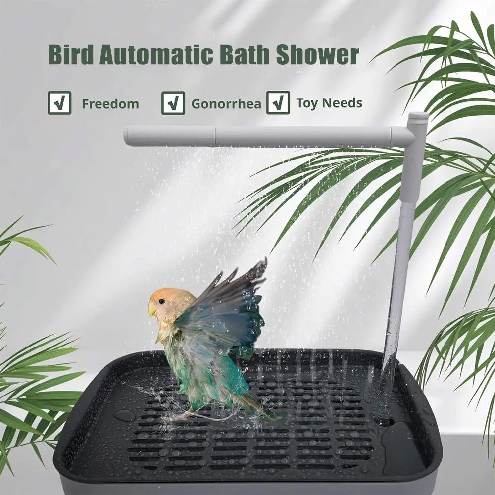 Automatic Parrot Bird Bath Tub - USB Electric Circulating Water Fountain - ZOOMNSTORE