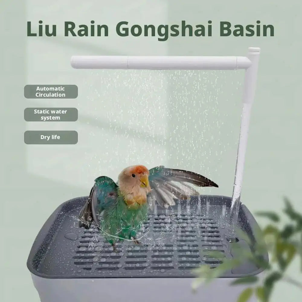 Automatic Parrot Bird Bath Tub - USB Electric Circulating Water Fountain - ZOOMNSTORE