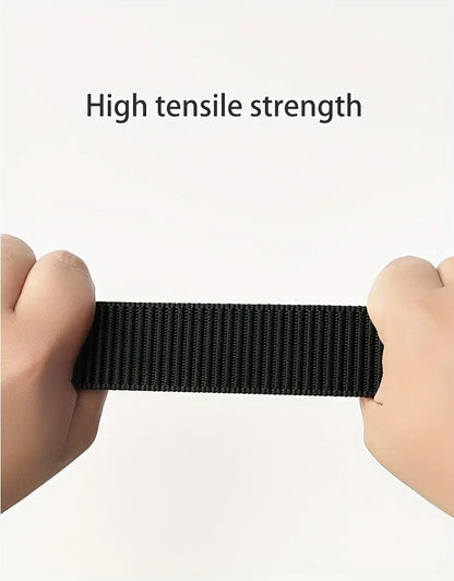 Automatic Buckle Belt - Durable Canvas Tactical Waist Belt for Men Outdoor Adventures - ZOOMNSTORE