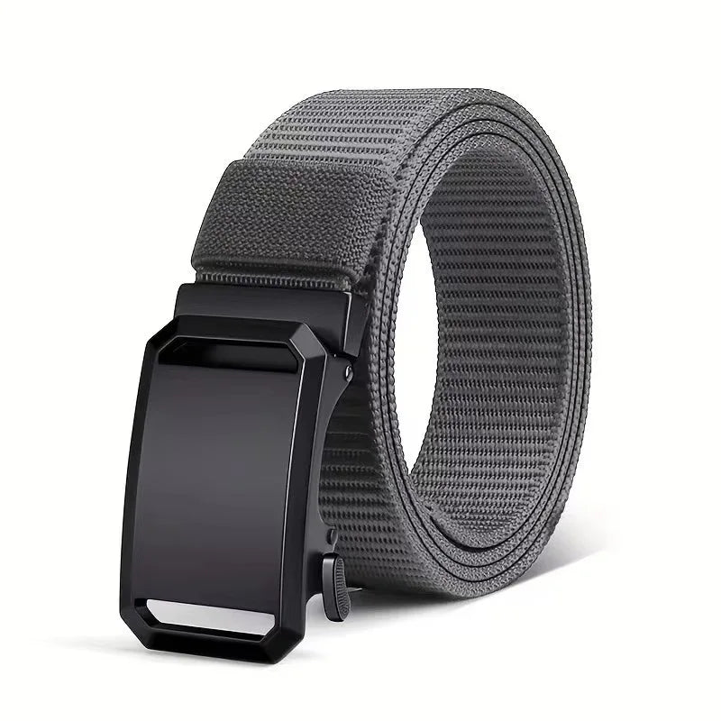 Automatic Buckle Belt - Durable Canvas Tactical Waist Belt for Men Outdoor Adventures - ZOOMNSTORE