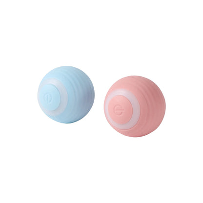 Automatic Cat Toy Ball - Interactive Rolling Silicone Rechargeable Pet Play Accessory - ZOOMNSTORE