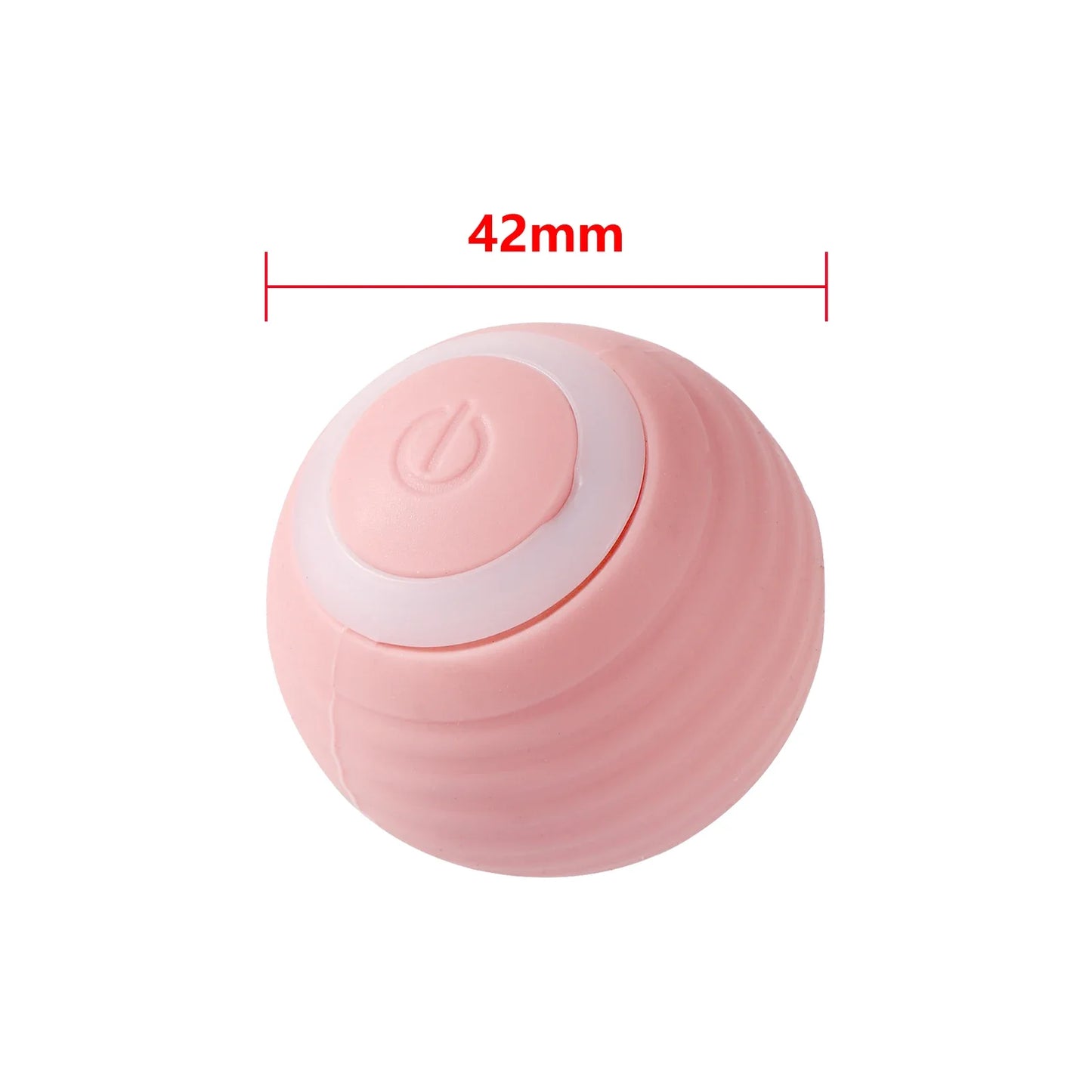 Automatic Cat Toy Ball - Interactive Rolling Silicone Rechargeable Pet Play Accessory - ZOOMNSTORE
