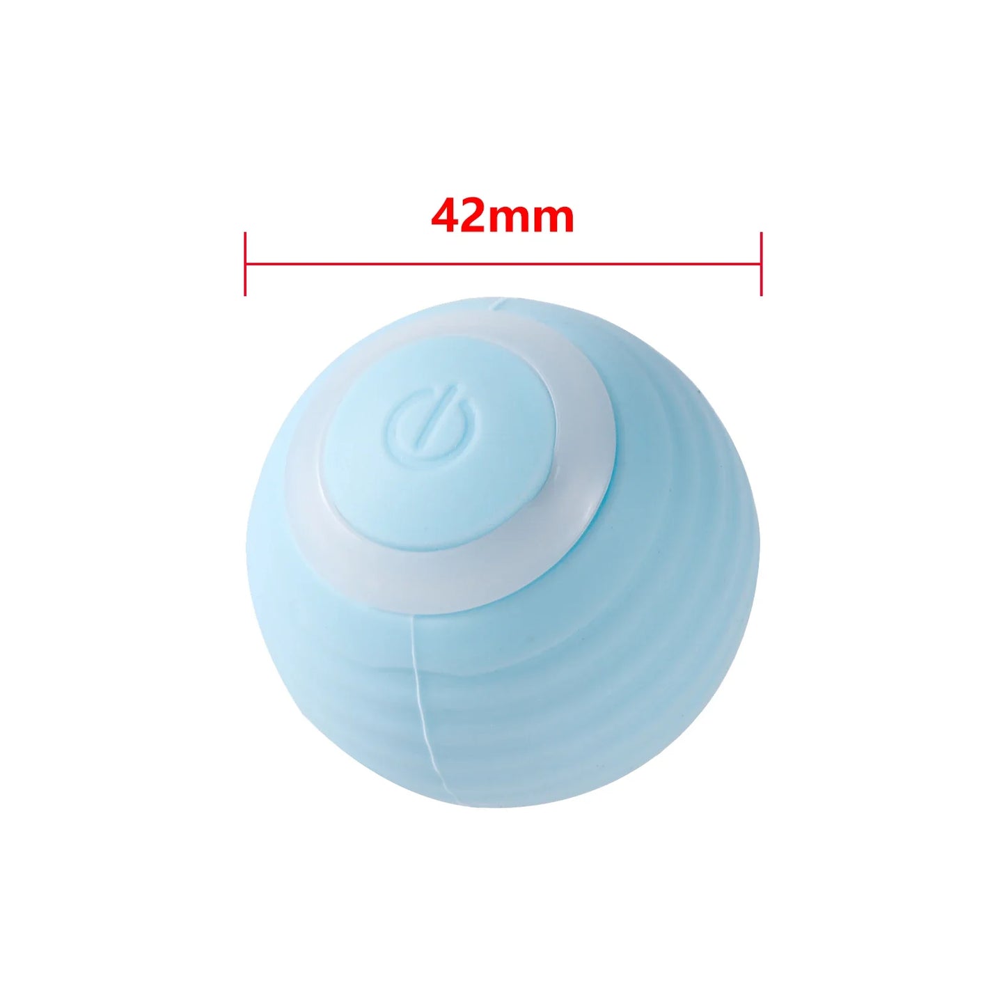 Automatic Cat Toy Ball - Interactive Rolling Silicone Rechargeable Pet Play Accessory - ZOOMNSTORE