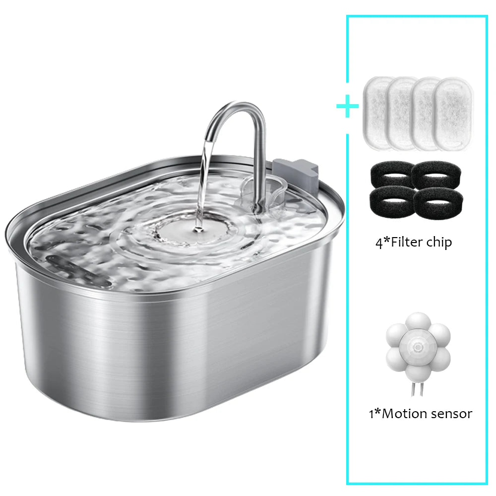 Automatic Cat Water Fountain - Pet Water Dispenser for Cats and Dogs - ZOOMNSTORE