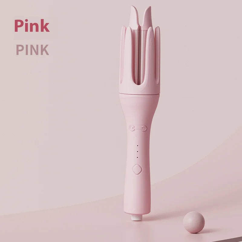 Automatic Curling Iron 32mm Ceramic Rotating Hair Curler With Ionic Heat Protection - ZOOMNSTORE