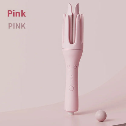 Automatic Curling Iron 32mm Ceramic Rotating Hair Curler With Ionic Heat Protection - ZOOMNSTORE