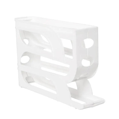 Large Capacity Egg Storage Box - Automatic Four Tier Refrigerator Organizer - ZOOMNSTORE