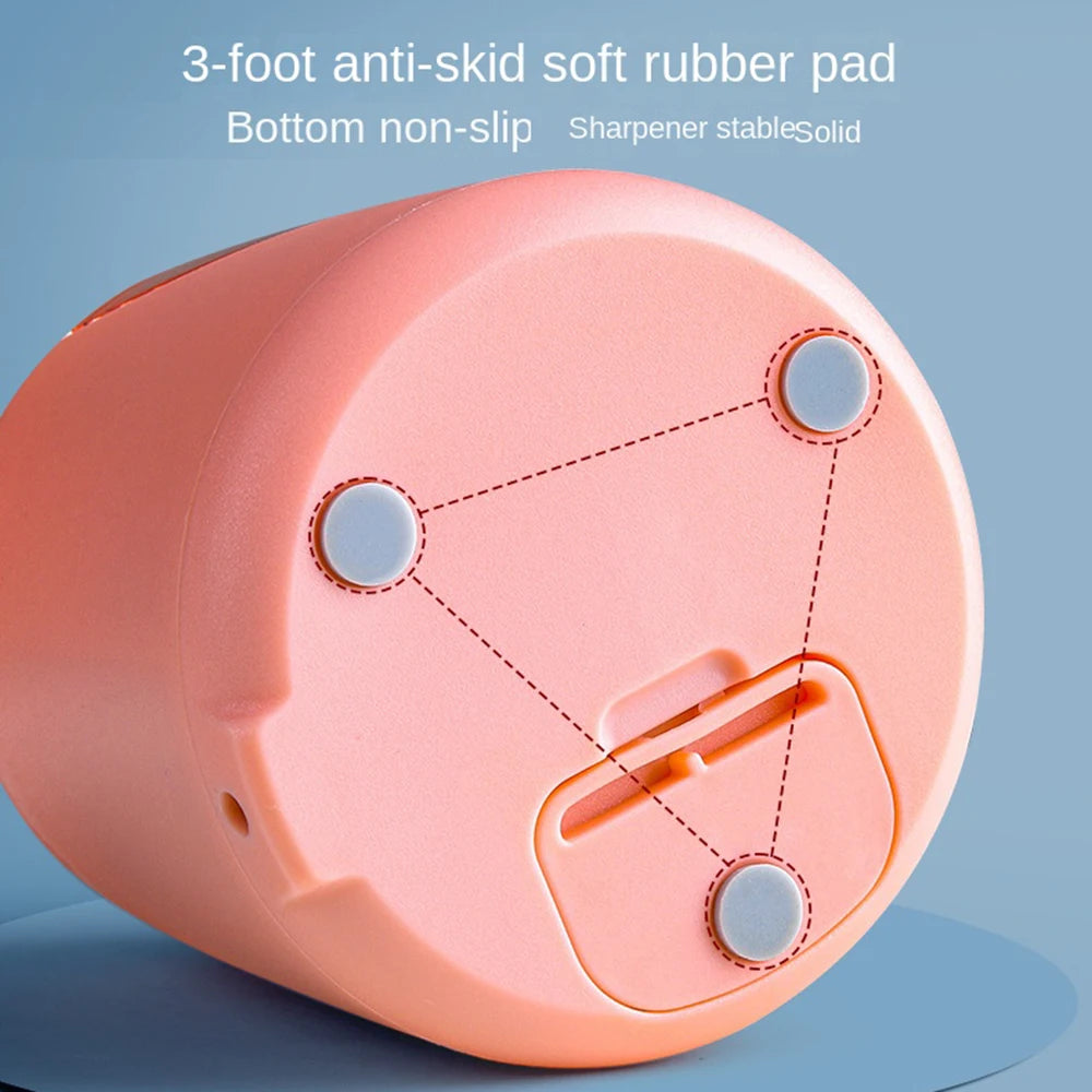 Automatic Electric Pencil Sharpener Multifunctional Cute Sharpener for 6mm-8mm Pencil Primary Students Children Stationery Gift - ZOOMNSTORE