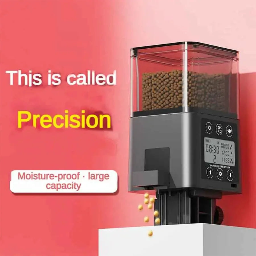 Automatic Fish Feeder LED LCD Screen 120ml/320ml Large Capacity Smart Timing Turtle Fish Tank Auto Feeder Aquarium Accessories - ZOOMNSTORE