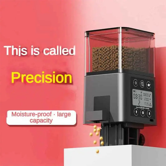 Automatic Fish Feeder LED LCD Screen 120ml/320ml Large Capacity Smart Timing Turtle Fish Tank Auto Feeder Aquarium Accessories - ZOOMNSTORE