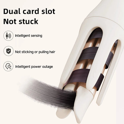 Automatic Hair Curler - 32mm Ceramic Hair Roller With Auto Rotating Wand - ZOOMNSTORE