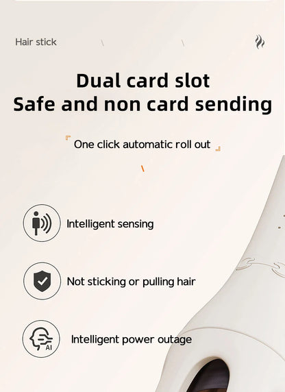 Automatic Hair Curler - 32mm Ceramic Hair Roller With Auto Rotating Wand - ZOOMNSTORE