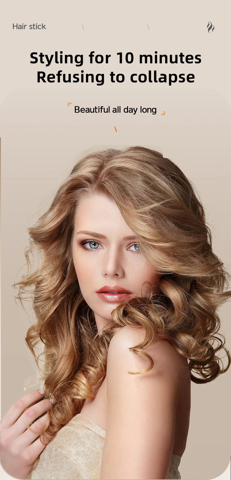 Automatic Hair Curler - 32mm Ceramic Hair Roller With Auto Rotating Wand - ZOOMNSTORE