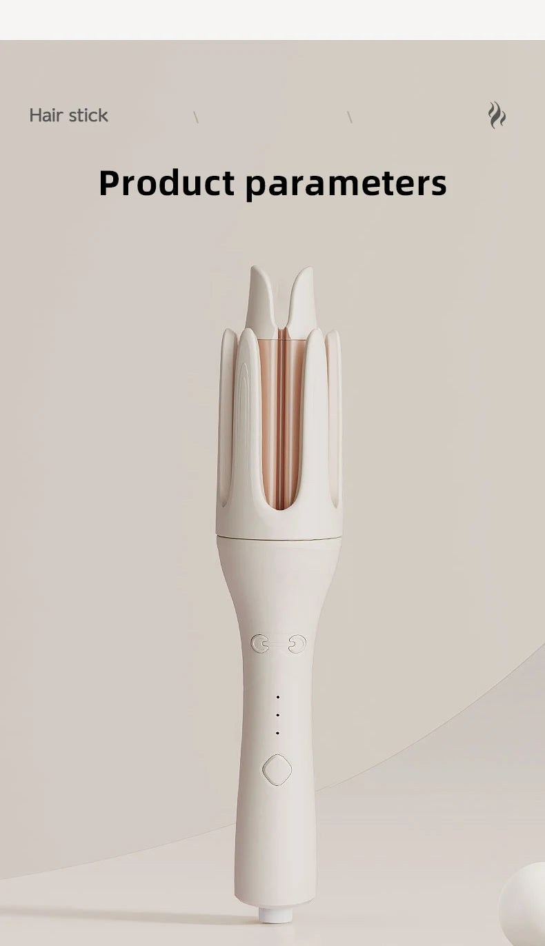 Automatic Hair Curler - 32mm Ceramic Hair Roller With Auto Rotating Wand - ZOOMNSTORE