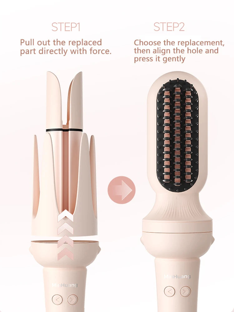 Automatic Hair Curler | 32mm Ceramic Hair Roller With Timer & Anti-Scald Design - ZOOMNSTORE