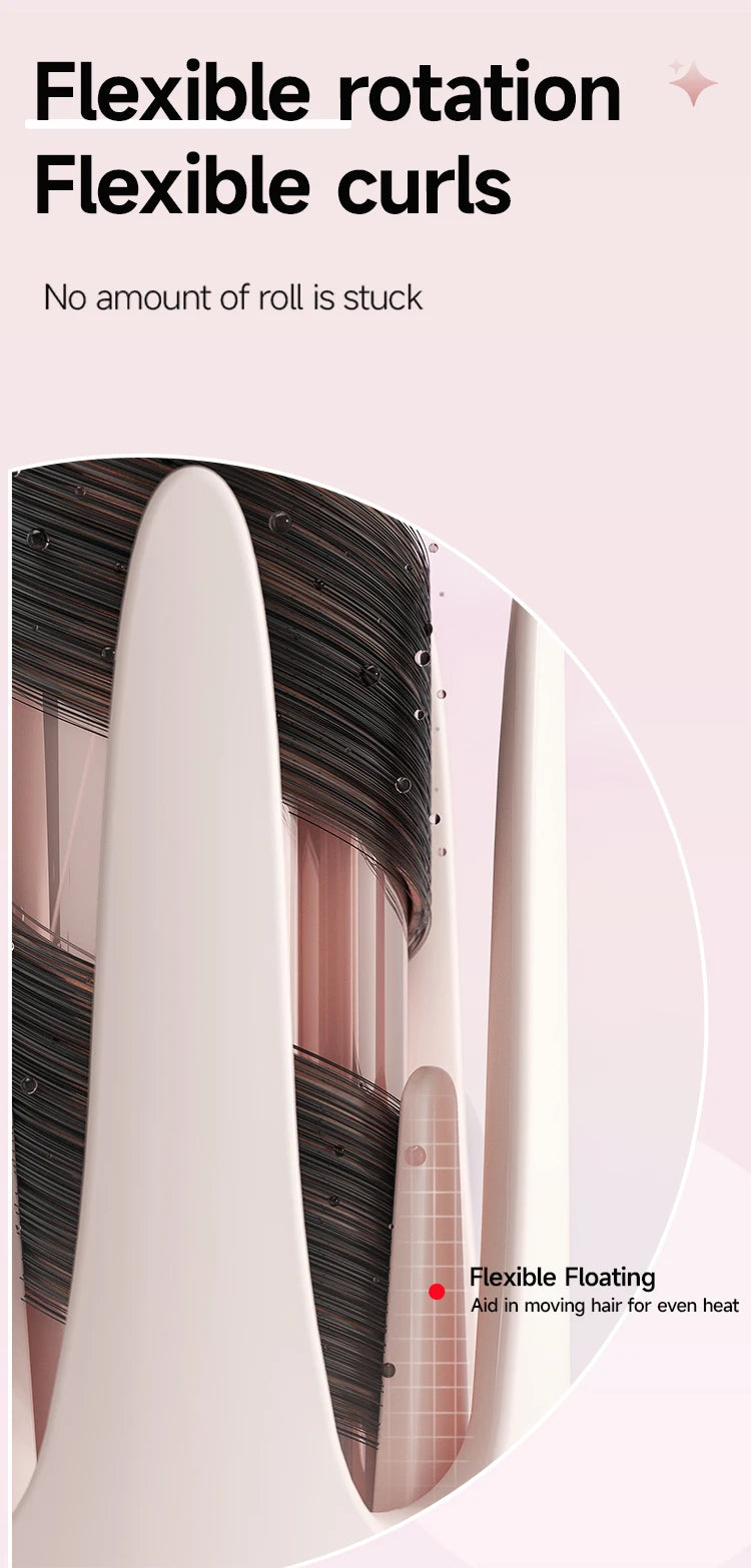 Automatic Hair Curler | 32mm Ceramic Hair Roller With Timer & Anti-Scald Design - ZOOMNSTORE