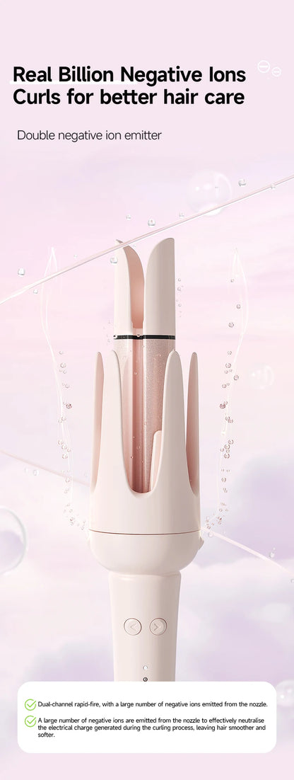 Automatic Hair Curler | 32mm Ceramic Hair Roller With Timer & Anti-Scald Design - ZOOMNSTORE