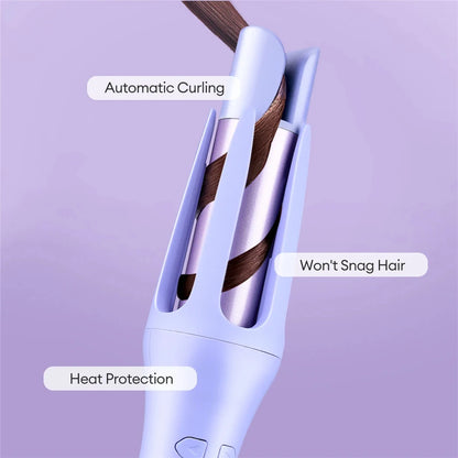 Automatic Hair Curler - 32MM Ceramic Hair Roller with Digital Temperature Control - ZOOMNSTORE