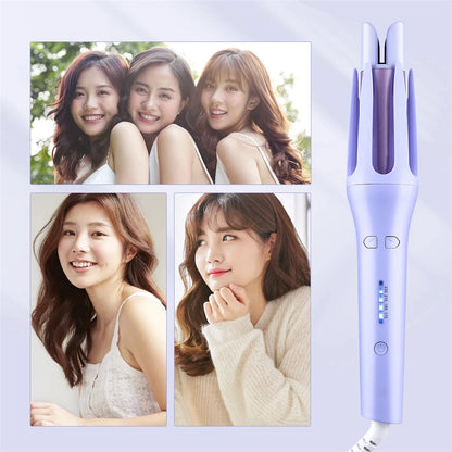 Automatic Hair Curler - 32MM Ceramic Hair Roller with Digital Temperature Control - ZOOMNSTORE