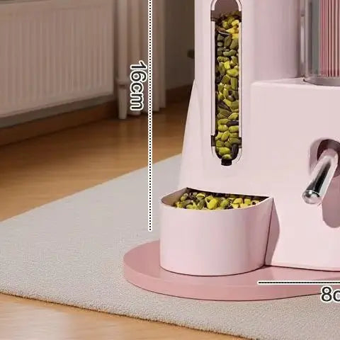 Automatic Hamster Feeder - Large Capacity Leakproof Pet Food & Water Dispenser - ZOOMNSTORE