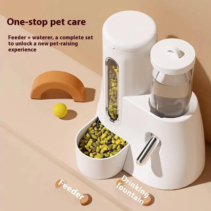 Automatic Hamster Feeder - Large Capacity Leakproof Pet Food & Water Dispenser - ZOOMNSTORE