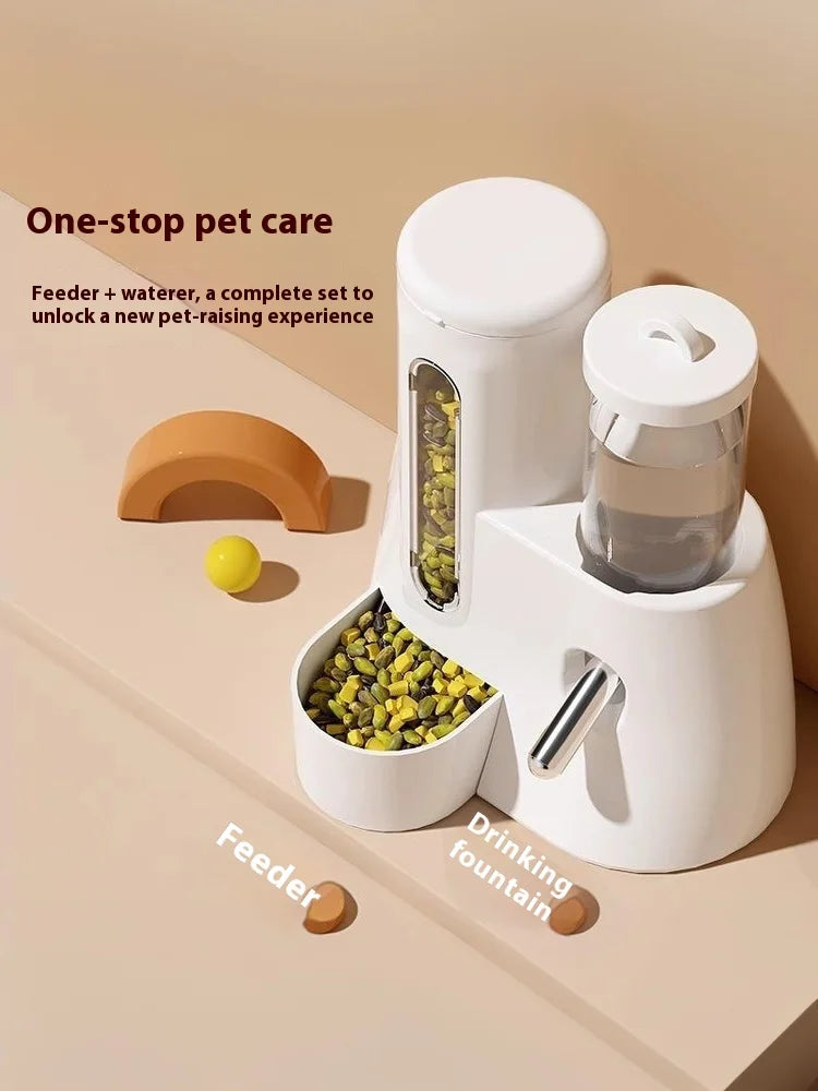 Automatic Hamster Feeder - Large Capacity Leakproof Pet Food & Water Dispenser - ZOOMNSTORE