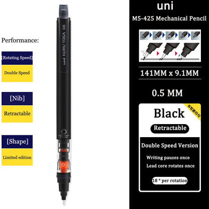 Automatic Mechanical Pencil - 05mm Anti-Slip Grip with Scalable Tip - ZOOMNSTORE
