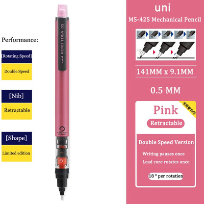 Automatic Mechanical Pencil - 05mm Anti-Slip Grip with Scalable Tip - ZOOMNSTORE