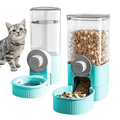 Automatic Pet Feeder | Hanging Gravity Pet Feeder & Water Dispenser For Cats, Dogs, Rabbits - ZOOMNSTORE