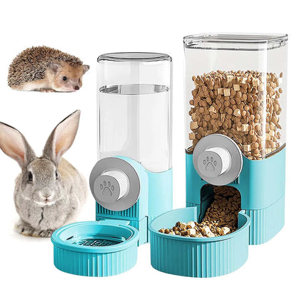 Automatic Pet Feeder | Hanging Gravity Pet Feeder & Water Dispenser For Cats, Dogs, Rabbits - ZOOMNSTORE