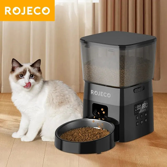 Automatic Pet Feeder - Smart Cat  Dog Food Dispenser - ZOOMNSTORE