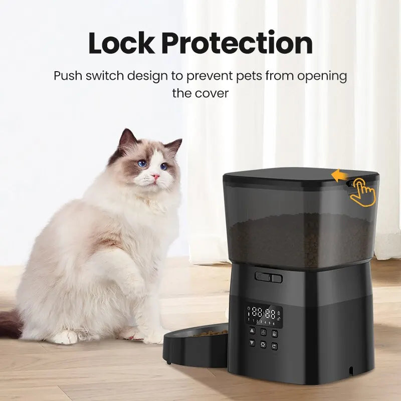 Automatic Pet Feeder - Smart Cat  Dog Food Dispenser - ZOOMNSTORE
