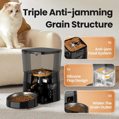 Automatic Pet Feeder - Smart Cat  Dog Food Dispenser - ZOOMNSTORE