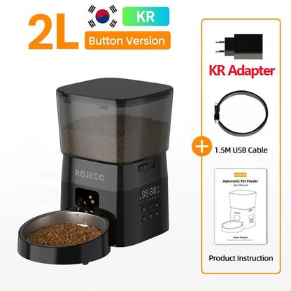 Automatic Pet Feeder - Smart Cat  Dog Food Dispenser - ZOOMNSTORE