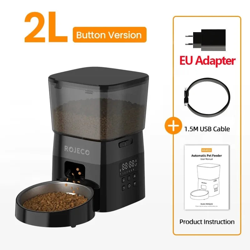 Automatic Pet Feeder - Smart Cat  Dog Food Dispenser - ZOOMNSTORE