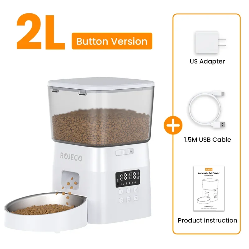 Automatic Pet Feeder - Smart Cat  Dog Food Dispenser - ZOOMNSTORE