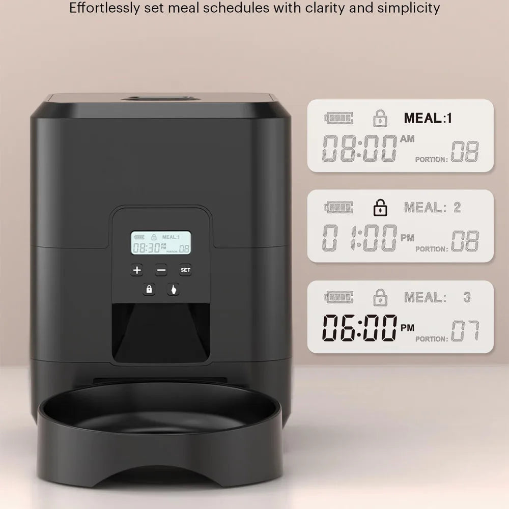 Automatic Pet Feeder - Timed Cat and Dog Food Dispenser - ZOOMNSTORE