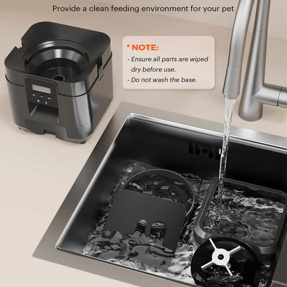 Automatic Pet Feeder - Timed Cat and Dog Food Dispenser - ZOOMNSTORE