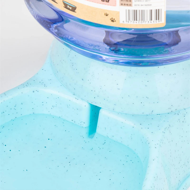 Automatic Pet Feeder  Water Dispenser - Large Capacity Dog  Cat Bowls - ZOOMNSTORE