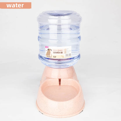 Automatic Pet Feeder  Water Dispenser - Large Capacity Dog  Cat Bowls - ZOOMNSTORE