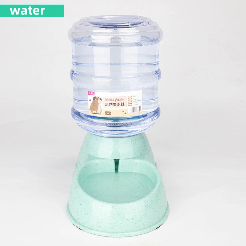 Automatic Pet Feeder  Water Dispenser - Large Capacity Dog  Cat Bowls - ZOOMNSTORE