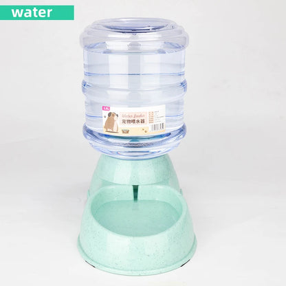 Automatic Pet Feeder  Water Dispenser - Large Capacity Dog  Cat Bowls - ZOOMNSTORE