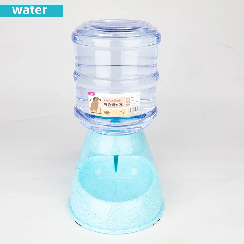 Automatic Pet Feeder  Water Dispenser - Large Capacity Dog  Cat Bowls - ZOOMNSTORE