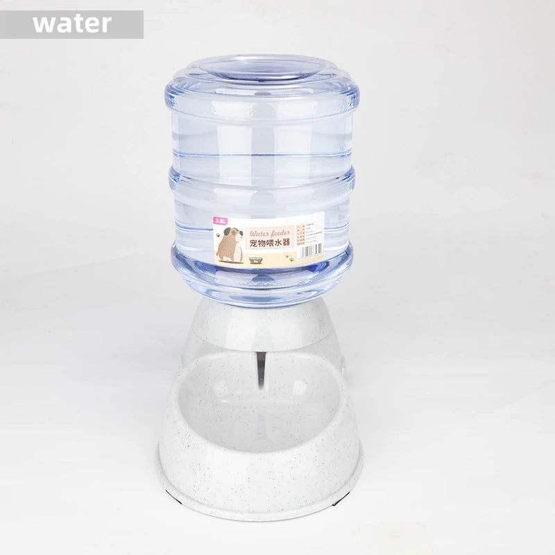 Automatic Pet Feeder  Water Dispenser - Large Capacity Dog  Cat Bowls - ZOOMNSTORE
