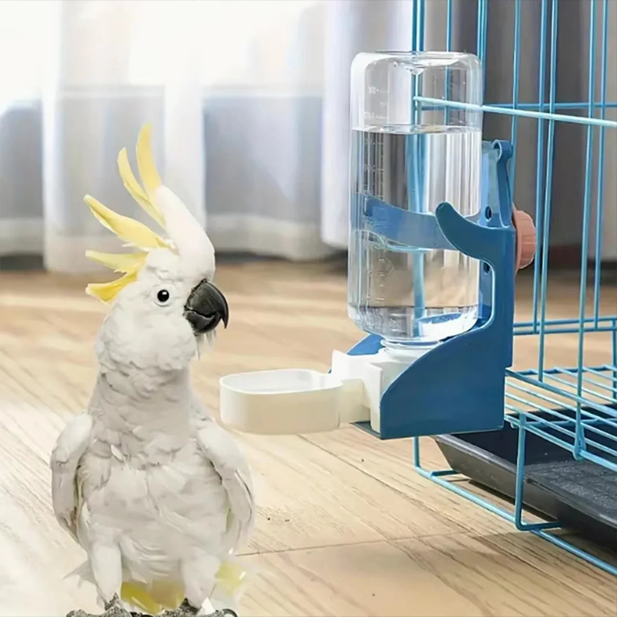Automatic Pet Water Dispenser - Adjustable Hanging Waterer for Small Animals | Plastic Bottle - ZOOMNSTORE
