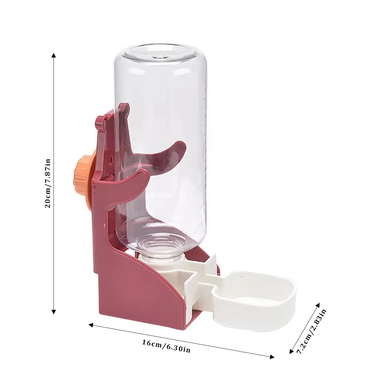 Automatic Pet Water Dispenser - Adjustable Hanging Waterer for Small Animals | Plastic Bottle - ZOOMNSTORE