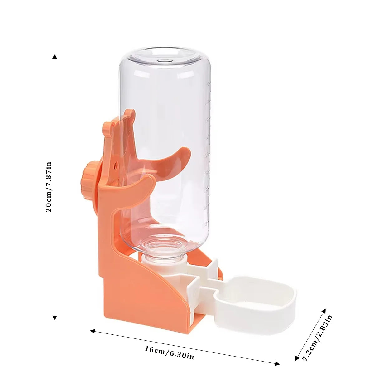 Automatic Pet Water Dispenser - Adjustable Hanging Waterer for Small Animals | Plastic Bottle - ZOOMNSTORE