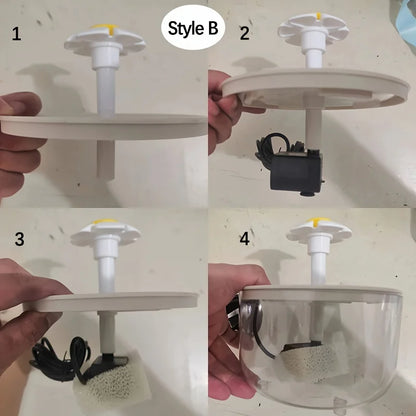 Automatic Pet Water Fountain - USB Electric Cat Drinking Dispenser with Filter - ZOOMNSTORE