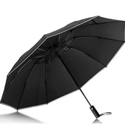 Men Women Umbrella  Fully Automatic Reverse Folding Umbrella with Windproof Reflective Stripe UV Umbrellas - ZOOMNSTORE